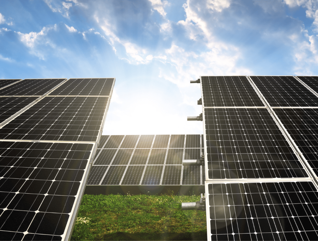 lot de panneaux solaires et photovoltaïque